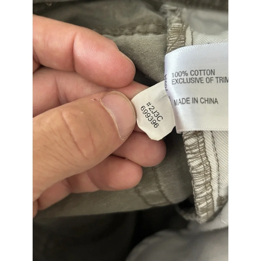 Orvis Pants‎ Mens 32x30 Canvas Leather Trim Green